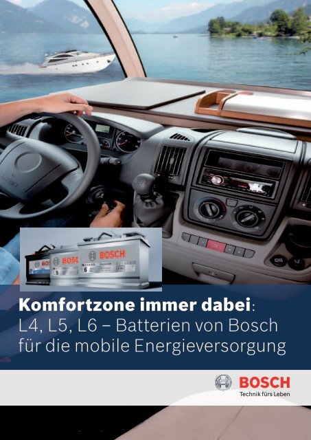 Komfortzone immer dabei: L4, L5,  L6 – Batterien von Bosch für die ...
