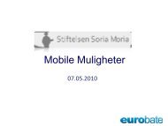 Tilbud fra Eurobate - Stiftelsen Soria Moria