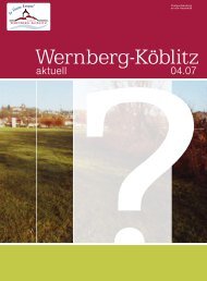 Wernberg-Köblitz aktuell, 04/2007 - Markt  Wernberg-Köblitz