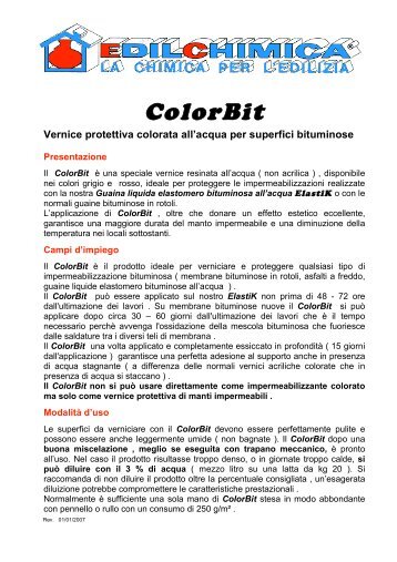 ColorBit - EDILCHIMICA