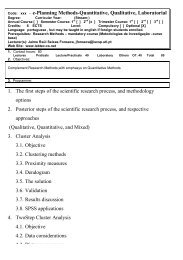 Code: xxx - e-Planning Methods-Quantitative ... - LabTec-CS