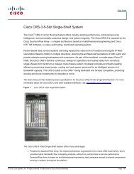 Cisco CRS-3 8-Slot Single-Shelf System - Spectra