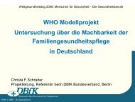 Family Health Nurse - Weltgesundheitstag