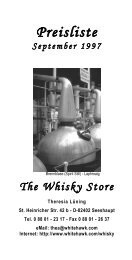 Preisliste September 1997 - Whisky