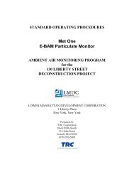 Met One E-BAM Particulate Monitor - Lower Manhattan ...