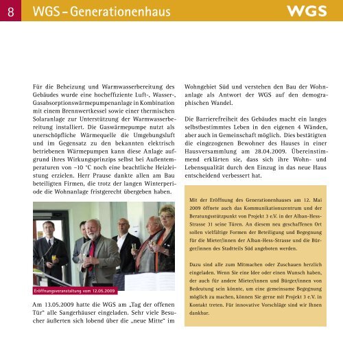 WGS â€“ INFORMATIONEN - Wgs Sgh