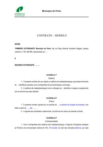 CONTRATO â MODELO