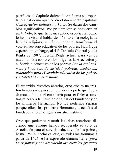 Asociados con el Dios de los Pobres - Hermanos de las Escuelas ...