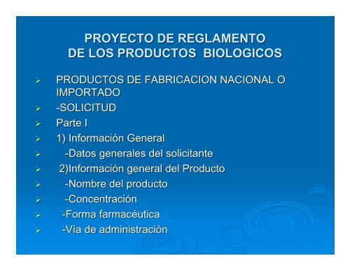 direccion general de medicamentos, insumos y drogas