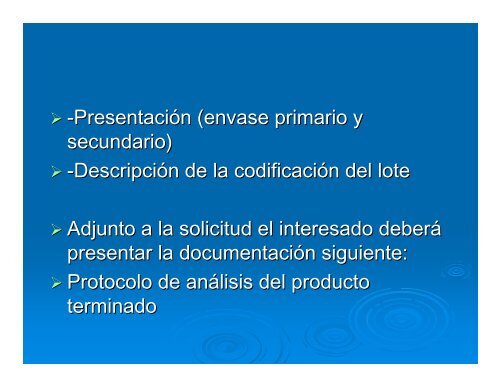 direccion general de medicamentos, insumos y drogas