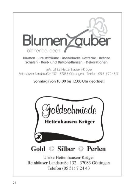 Allgemeines - Werbegemeinschaft Geismar-Treuenhagen