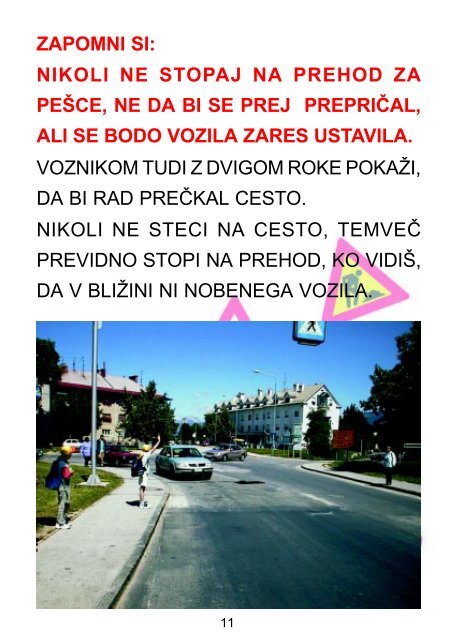 PrvoÅ¡olÄek v prometu - Osnovna Å¡ola Franceta PreÅ¡erna Kranj