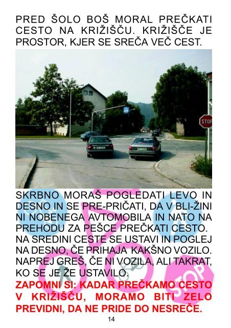 PrvoÅ¡olÄek v prometu - Osnovna Å¡ola Franceta PreÅ¡erna Kranj