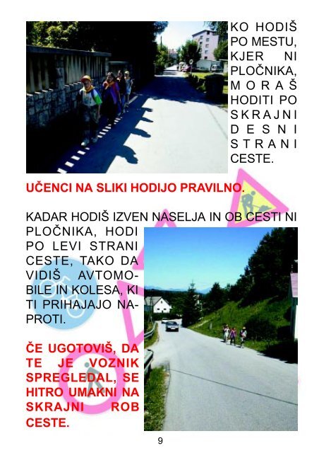 PrvoÅ¡olÄek v prometu - Osnovna Å¡ola Franceta PreÅ¡erna Kranj