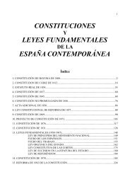 Constituciones de la España Contemporánea - IES Mar de Aragón