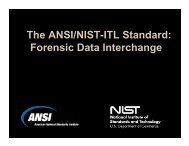 and overview of the ANSI/NIST-ITL - NIST Visual Image Processing ...