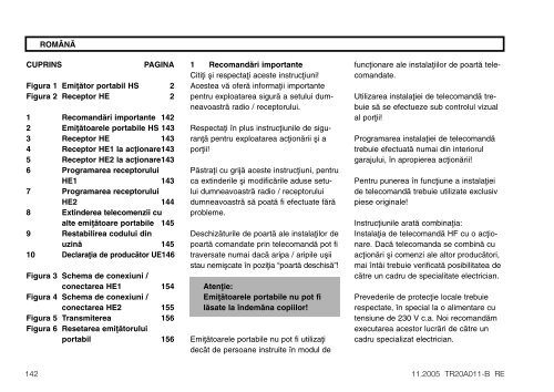 NÃ¡vod na montÃ¡Ã a obsluhu UzstÃdÂ¥â°anas un ... - HÃ¶rmann