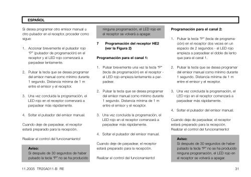 NÃ¡vod na montÃ¡Ã a obsluhu UzstÃdÂ¥â°anas un ... - HÃ¶rmann