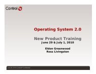 Operating System 2.0 New Product Training - Control4