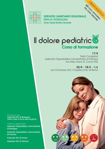 "Il dolore pediatrico" (Area Vasta Emilia Centrale) - Saluter