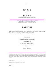 Le rapport au format pdf - SÃ©nat