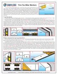 Trim-Tex Miter Markers