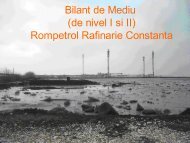 Bilant de Mediu Rompetrol Rafinare