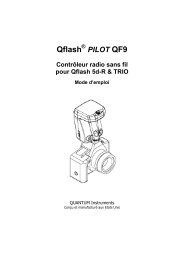 Mode d'emploi du Q flash Pilot - Kelvin-pro