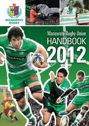 2012 - Manawatu Rugby