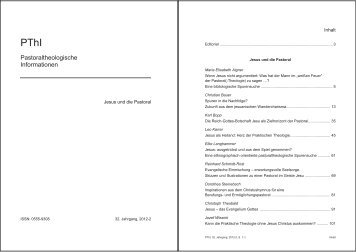 Gesamtausgabe 2012-2 - Pastoraltheologische Informationen