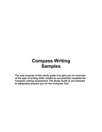 Compass Writing Samples