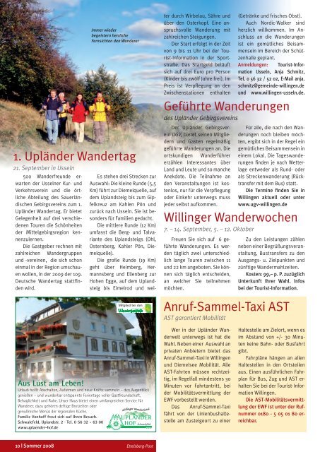 Ausgabe Sommer 2008 als PDF - Willingen