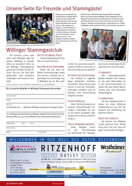 Ausgabe Sommer 2008 als PDF - Willingen