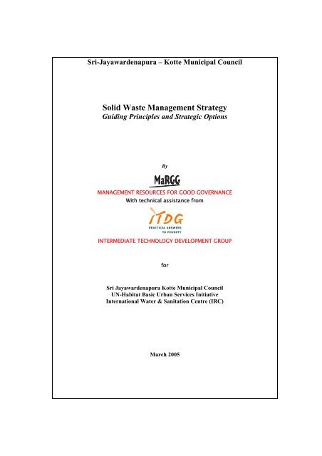 Kotte Solid Waste Management Strategy