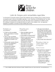 Request for Redetermination Form - Illinois Action for Children
