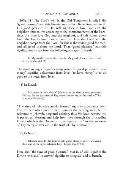 Apocalypse Explained, volume 1 - Swedenborg Foundation