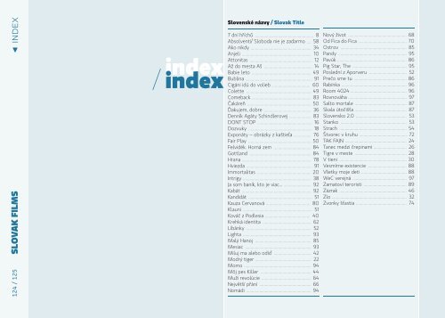 SlovenskÃ© filmy | Slovak Films 2012 - AIC