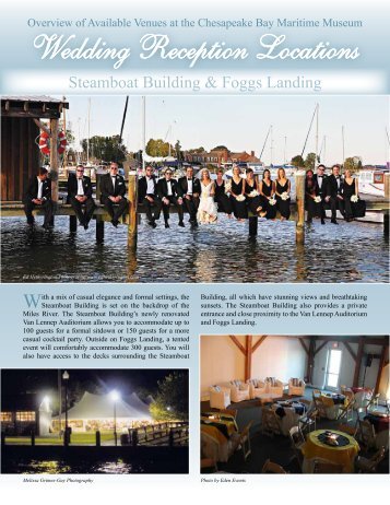 Wedding Reception Locations - Chesapeake Bay Maritime Museum