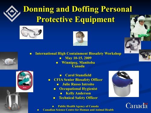 Donning and Doffing Personal Protective Equipment