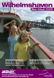 Tourist - Wilhelmshaven Touristik und Freizeit GmbH