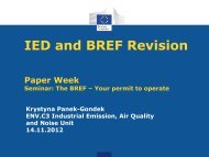 BREF for the Pulp and Paper Industry - cepi