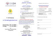 090426_Programm Einladungs-Flyer DH-Tagung 2009 - ZFZ Stuttgart