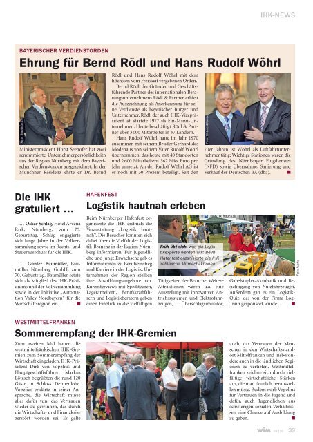 Geistesblitze statt Schnapsideen - WIM-Magazin