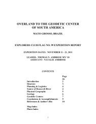 overland to the geodetic center of south america mato grosso, brazil ...