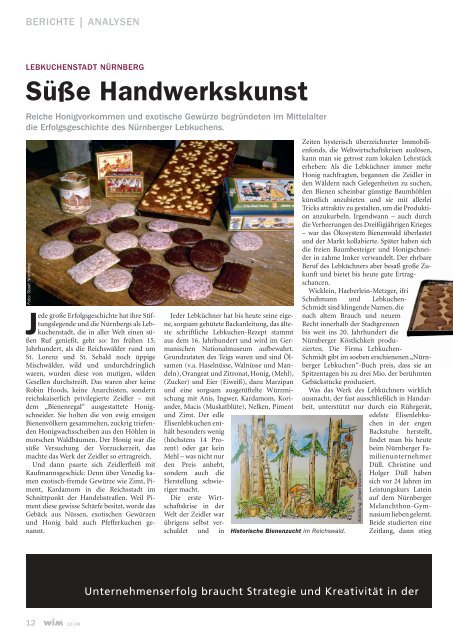 Weihnachtsstadt Nürnberg - WIM-Magazin