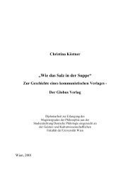 Christina KÃ¶stner â€žWie das Salz in der Suppeâ€œ - Wienbibliothek