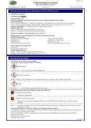 Fiche de Sécurité (FDS) - Zep Industries