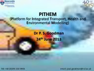 PITHEM (Platform of Integrated Tranport, Health And ... - IAQM