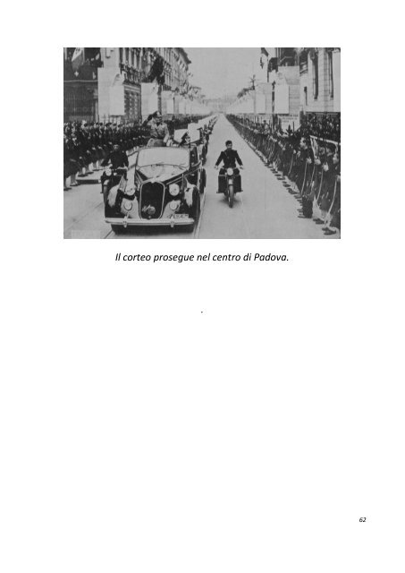 Benito Mussolini tra noi Padovani - Giuliocesaro.it