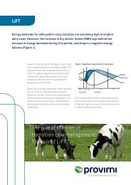 The role of the liver in transition cow management: The role of LiFT ” “